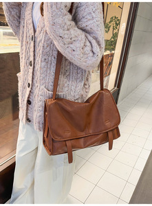 Bolsos cruzados de diseño de moda, bolsos de hombro de cuero PU de alta calidad, bolsos de mano casuales de lujo para mujer - Product Image 6