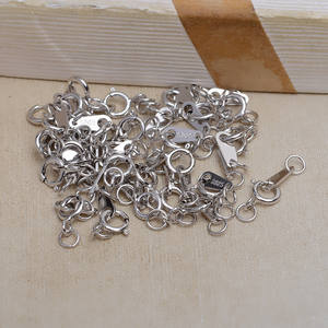 Hebillas de Plata S925 para Pulseras y Collares, Hebillas de Resorte, Hebillas de Reparación, Accesorios de Material para Abalorios, Fornituras y Componentes de Joyería - Product Image 3