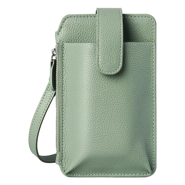 2022 Modern Stylish Vegan Leather Cell Phone case Cover Small Crossbody Bag for Girls
