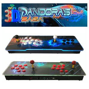 Konsol mesin Arcade baru 2021 Au Plug Pandoras SAGA BOX Ex2 6800 8000 in 1 konsol Rcade berkemampuan Wifi