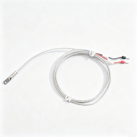 Sonde de température à montage en surface, thermocouple de type K, avec embout à écrou N4, câble tressé en acier inoxydable, 0-400°C, Classe I, OEM ODM