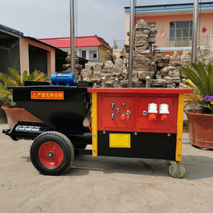 Pulvérisateur automatique de mortier de ciment 911 à <span class=keywords><strong>prix</strong></span> d'usine, machine à projeter le plâtre et la mastication de gypse haute pression pour murs - Product Image 1