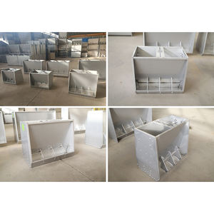 Alimentador automático de acero inoxidable de doble cara SS304 a precio de fábrica, larga vida útil, anticorrección para granjas de cerdos, nueva condición - Product Image 3