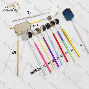 Ru — miroirs pour Extensions de cils, de haute qualité, ronds, dentaires, en acier inoxydable, accessoires de maquillage - Product Image 3
