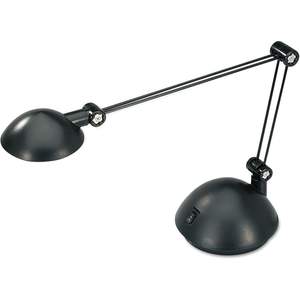 Lampe de bureau LED à double bras Alera ALELED912B avec port USB, design moderne et minimaliste pour hôtel, abat-jour bleu, noir, blanc, rouge, certifiée RoHS - Product Image 3