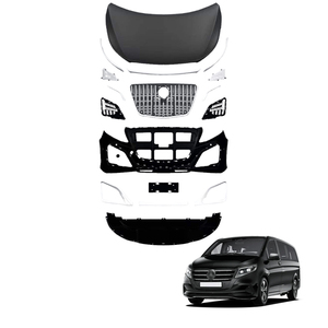 Pour Mercedes-Benz <span class=keywords><strong>Vito</strong></span> V-Class 16-23, garniture de <span class=keywords><strong>capot</strong></span> et de pare-chocs arrière Golden Crown, finition mate PP - Product Image 1