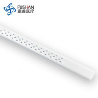 Kit de tube de drainage plat perforé radiopactique en silicone médical jetable