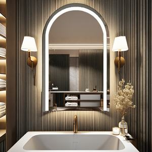 Espejo <span class=keywords><strong>de</strong></span> tocador LED multifuncional montado en la <span class=keywords><strong>pared</strong></span> <span class=keywords><strong>de</strong></span> alta definición personalizado espejo <span class=keywords><strong>de</strong></span> baño espejo inteligente para apartamentos <span class=keywords><strong>de</strong></span> hotel - Product Image 4