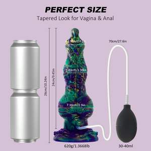 Canavar Squirting yumuşak silikon yapay <span class=keywords><strong>Penis</strong></span> vantuz köpek düğüm <span class=keywords><strong>Penis</strong></span> yetişkin seks gerçekçi Tentacle Masturbator oyuncak - Product Image 2