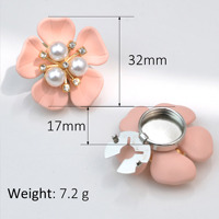Couvre-boutons de luxe pour vêtements, en forme de fleur, avec strass, boutons de manchette, couvre-boutons tortue, sans couture, pour chemises