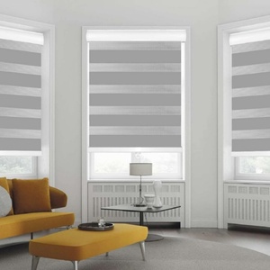 Popular Electric <span class=keywords><strong>Zebra</strong></span> Shade para persianas opacas para el hogar y la habitación con diseño de cebra plisado - Product Image 3