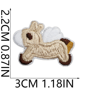 Оптовая цена: милые нашивки с мультяшными рисунками (животные, фрукты, сердца, цветы, бантики, автомобили) для детской одежды - Product Image 4