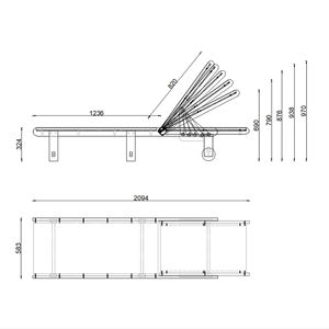 قماش حديث عالي الكثافة مستقر فوق بالأعلى مع إتكال متعدد الزاوية لأسوار المسبح - Product Image 4