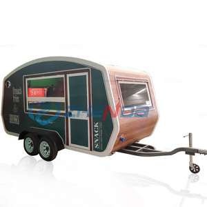 Selling Mobile Food Kitchen Catering Truck Ice Cream Fast Food Cart Food <b>Trailer</b> Cart With Wheels With Full Kitchen - Product Image 4