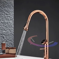 Robinet intelligent numérique ELOILO moderne pour cuisine d'hôtel, mitigeur chaud/froid multifonctionnel créatif à bascule pour lavabo et meuble de salle de bain