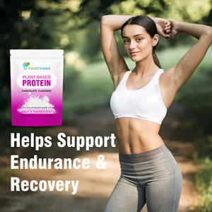 Factory Direct Plant Based Protein Powder Helps Support Endurance Recovery Supports Metabolism Chocolate Flavored Powder - Product Image 4