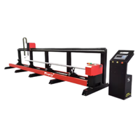 TJ-6000mm tube en acier à bas prix CNC plasma cutter prix de la machine de découpe laser