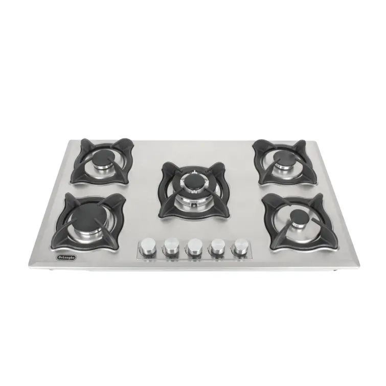 Cooker 5 Burner Cooktop Kitchen Gas Hobs Cooking Stove With Gas Hob Safety Device