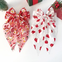 Accessoire de cheveux de Noël Sweet Shell - Pince à cheveux en maille bonhomme de neige, chapeau et épingle à cheveux faits main, cadeau festif, coiffe