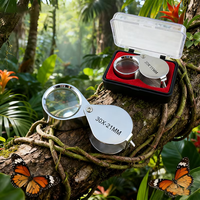 Hot Selling Jewelry Identification 10x/20x/30x Magnifying Glass Magnifier