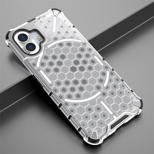 Pour <span class=keywords><strong>rien</strong></span> téléphone 2 nid d'abeille Texture coque de téléphone TPU PC anti-chute couverture arrière - Product Image 5