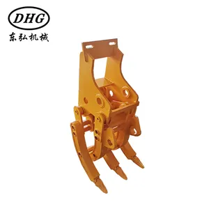 Oem Gebruikte Chinese Minigraafmachine Mechanische Houtblok Grijper Minigraafmachine Grijper Steengrijper