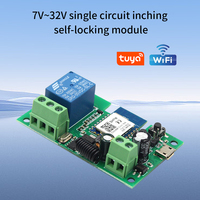 Commutateur WiFi intelligent, module d'ouverture de porte de garage fonctionne avec Alexa, Google Home Voice SmartLife Tuya APP RF 433Mhz, télécommande