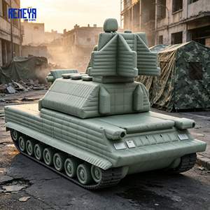 Leurre radar gonflable léger de qualité industrielle, résistant aux déchirures et doté d'un bouclier thermique IR, pour productions événementielles REMEYA - Product Image 1