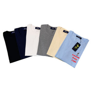 T-shirt à col rond et manches courtes en coton 100 %, confortable, respirant, broderie de haute qualité disponible pour femmes et hommes - Product Image 1