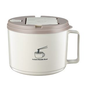 Instant <b>Noodle</b> Bowl With Lid Drainable Cylinder Shape Personal Meal <b>Box</b> For Dormitory Student Use - Product Image 1