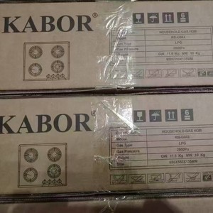 Estufa de gas Kabor de 36 pulgadas con panel de cristal negro, cuatro quemadores, empotrable para uso doméstico - Product Image 3