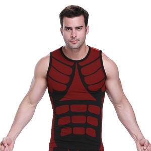 Camiseta sin mangas de alta calidad de compresión chándal ajustado ropa de gimnasio para <span class=keywords><strong>hombre</strong></span> - Product Image 3