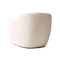 Nouvelle Arrivée - Fauteuil Simple en Tissu Rembourré avec Accoudoirs Cascade, Meuble de Salon, Coussin Doux et Moelleux pour Villa et Maison