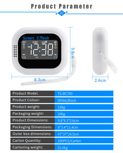 ساعة منبه رقمية محمولة حديثة قابلة لإعادة الشحن مع خاصية الاهتزاز وخاصية الغفوة القابلة للتعديل من 5 إلى 60 دقيقة للتقاعد - Product Image 3