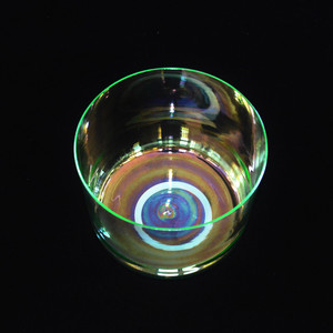 Suono curativo pavone verde luce cosmica cristallo canto ciotola Chakra nota ottava 3 ° 4 ° quarzo ciotole da canto - Product Image 6