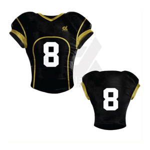 Diseña Tu Propio Uniforme de Fútbol Americano Personalizado, Transpirable, de Talla Grande, de Manga Corta, Hecho en 100% Poliéster - Product Image 5