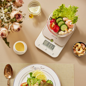 Balance de cuisine numérique Bear DZC-E01Y5 5 kg 0,1 g de précision pour la pâtisserie, le thé, le café, le pesage des gâteaux - Product Image 4