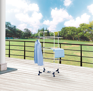 WIREKING 30Mタワー形状3層乾燥タオル布ドライ衣類折りたたみ式ラック製造 - Product Image 5