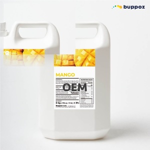 น้ำเชื่อมมะม่วง 5 กก. ขวด ฮาลาล HACCP สำหรับร้านชานมไข่มุก ชานม รับผลิตแบบ OEM ODM - Product Image 2