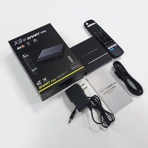 Nouveau en 2025 Amlogic S905X4 XS97 SMART <span class=keywords><strong>Pro</strong></span> Bt 5.0 Lecteur Multimédia de Streaming Intelligent 4K HDR Compatible Netflix avec Expéditions Rapides - Product Image 1