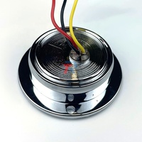 2024 tendances chaud 12 24 volts Chrome ombre LED remorque camion feu arrière nouvel état rouge ambre jaune autres voiture lumière accessoires