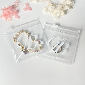 Rõ Ràng Trong Suốt Zip Khóa Đồ Trang Sức Nhỏ Trang Điểm Mini Nhuộm Màu PVC Pouch Dây Kéo Túi Với Dây Kéo Và Xử Lý Treo Lỗ Nhựa - Product Image 3