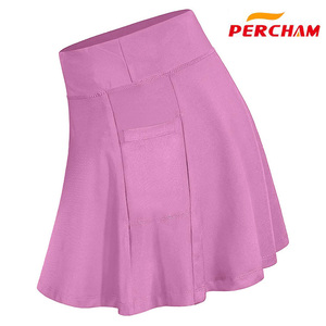 شعار مخصص تصميم تنس Skorts Padel ملابس Pickleball تنورة تنس 2 I n 1 تنورة تنس نسائية مع جيوب وشورت - Product Image 2