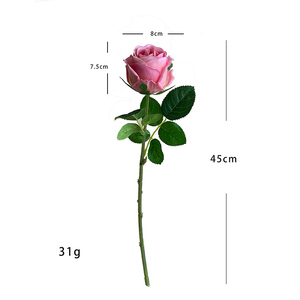 Composizioni di Rose Artificiali in Seta di Alta Qualità, Effetto Realistico, in <span class=keywords><strong>Rosa</strong></span> Caldo <span class=keywords><strong>e</strong></span> Giallo per Decorazioni di Matrimoni <span class=keywords><strong>e</strong></span> Feste - Product Image 5