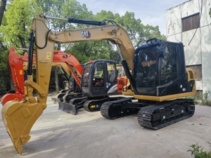 รถขุดไฮดรอลิกขนาดเล็ก CAT 307D 7 ตัน เครื่องยนต์เดิม รถขุดตีนตะขาบ CAT 307D มือสองสำหรับขาย - Product Image 5