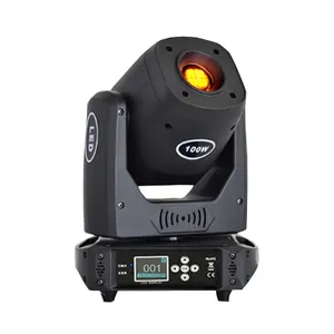 Оптовая продажа с завода, светодиодный RGB 100 Вт DMX512, движущийся головной светильник для дискотеки