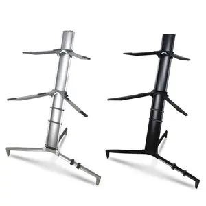 HQE1 Factory Direct Sale Keyboard Stand Plane Keyboard Stand Aluminum Column Piano Stand