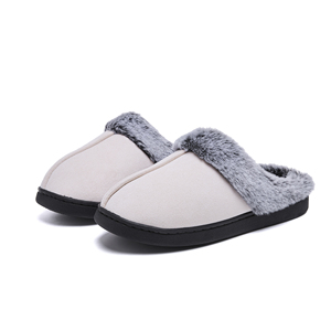 Dames Slipper Met Traagschuim Pluizig Zacht Warm Slip Op Huis Slippers Anti-Slip Gezellig Pluche Voor Binnen Buiten - Product Image 2