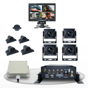 Enregistreur DVR AHD 4 canaux 7 pouces pour voiture, caméra de recul avec vision nocturne pour camion, prise en charge BSD, enregistrement sur <span class=keywords><strong>carte</strong></span> SD, écran partagé inversé - Product Image 1