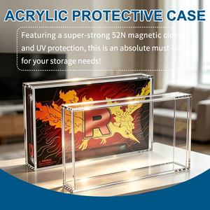 Custom UV Protection Acrylic Display Box N52 Magnet <strong>Card</strong> <strong>Game</strong> ETB <strong>Case</strong> Collectible Protector - Product Image 4